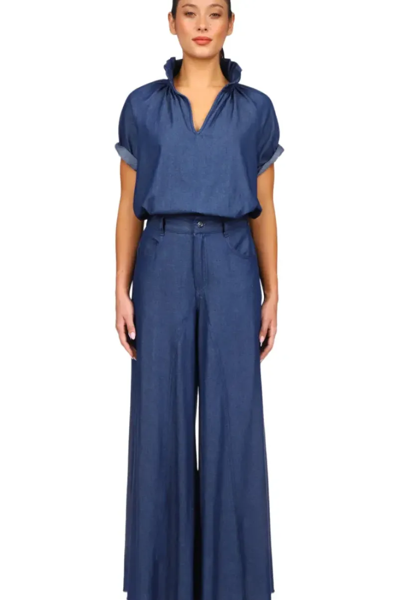 A Shirt Thing Margot Short Sleeve Top in^ Tops