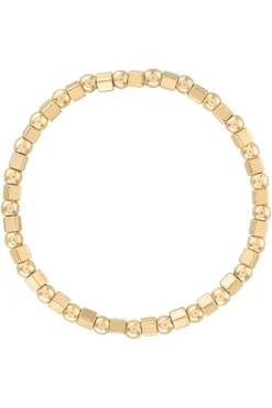 ALEXA LEIGH Alternating Square and Round Beaded Bracelet in^ Bracelets