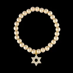 ALEXA LEIGH Crystal Star of David Bracelet in^ Bracelets