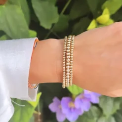 ALEXA LEIGH FINE JEWELRY Alexa Leigh 4mm Gold Ball Bracelet^ Bracelets