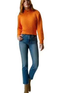Amo Denim Chloe Crop Pant in^ Denim