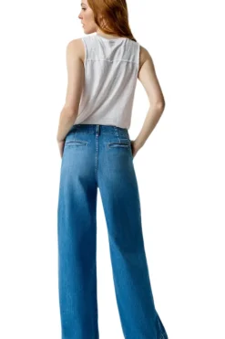 Amo Denim Edith Wide Leg in^ Denim