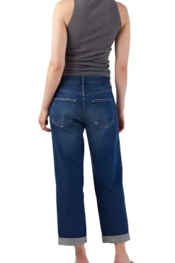Amo Denim Valentina Relaxed Straight Jeans in^ Denim