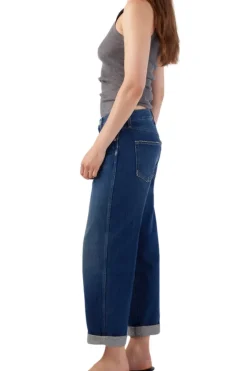 Amo Denim Valentina Relaxed Straight Jeans in^ Denim
