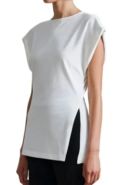 Apiece Apart Asymmetric Tunic Tee in^ Tops