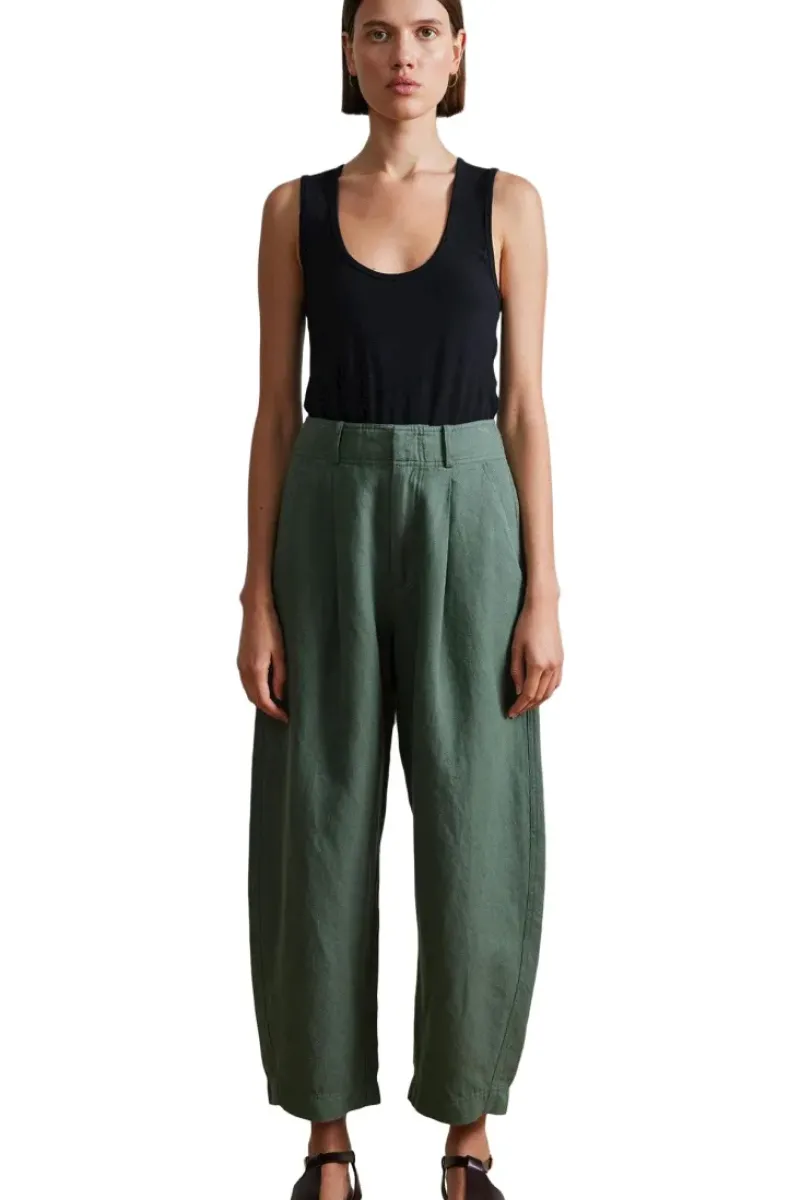 Apiece Apart Bari Crop Trouser in^ Pants, Shorts, & Skirts