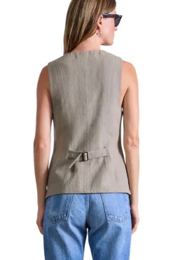 Apiece Apart Helena V-neck Vest in^ Blazers & Outerwear