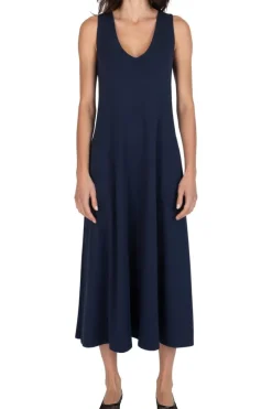 ATM AnthonyThomas Melillo ATM Matte Jersey Deep Vneck Dress in^ Dresses & Jumpsuits
