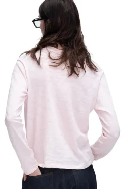 ATM AnthonyThomas Melillo ATM Slub Jersey Long Sleeve Crop Tee^ Tops