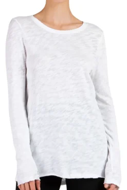 ATM AnthonyThomas Melillo ATM Slub Jersey Long Sleeve Destroyed Wash Tee^ Tops