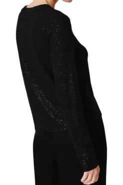 ATM AnthonyThomas Melillo ATM Slub Jersey Long Sleeve in Black - Black Foil^ Tops
