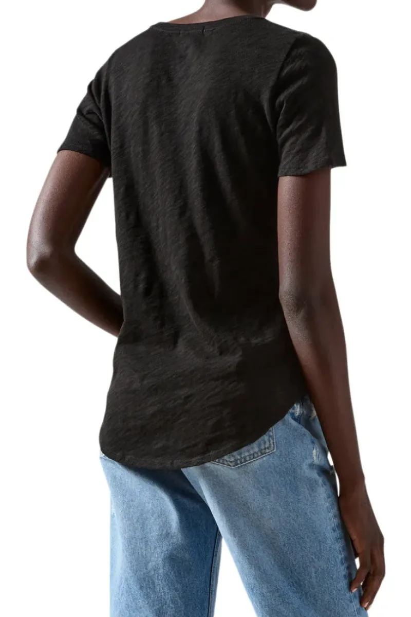 ATM AnthonyThomas Melillo ATM Slub Jersey V-neck Short Sleeve Vneck Tee^ Tops