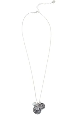 Chan Luu Inc. Chan Luu Grecian Coin Necklace in Silver^ Necklaces