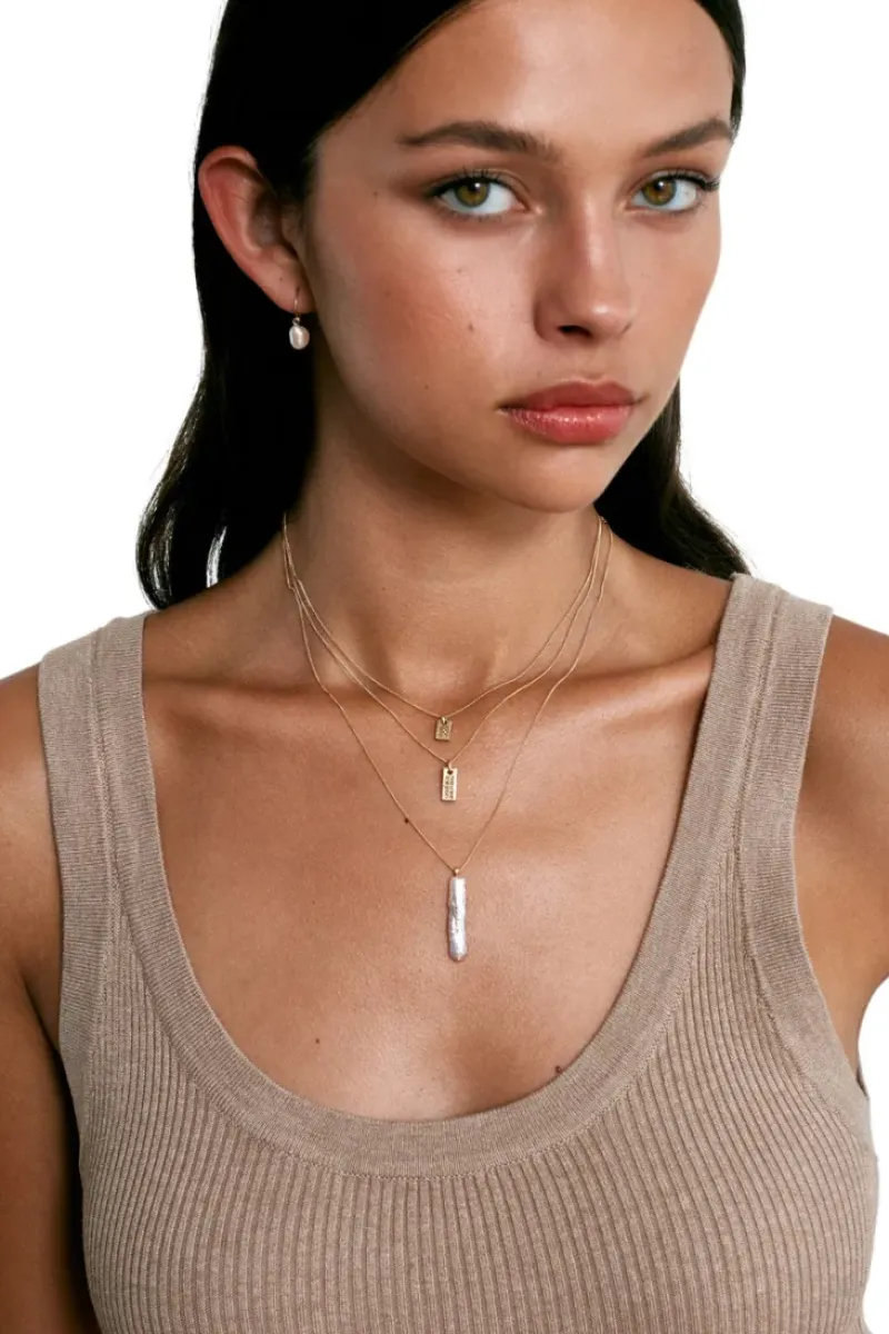 CHAN LUU INC. Chan Luu Petite Domino Necklace in^ Necklaces