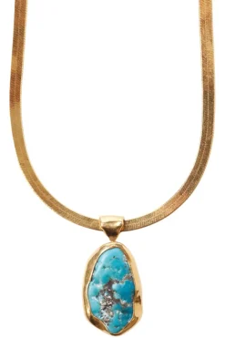 CHAN LUU INC. Chan Luu Totem Herringbone Necklace in Yellow Gold^ Necklaces