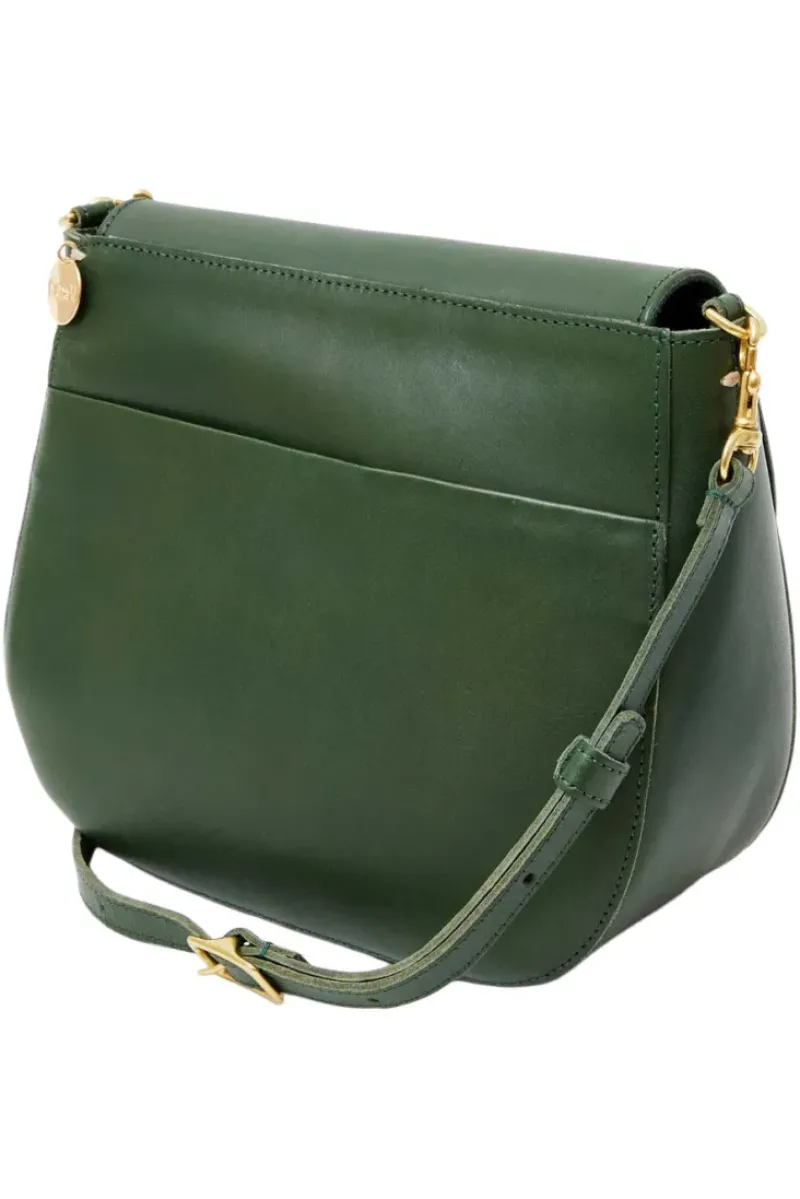 CLARE V. Turnlock Louis Bag in Evergreen^ Bags