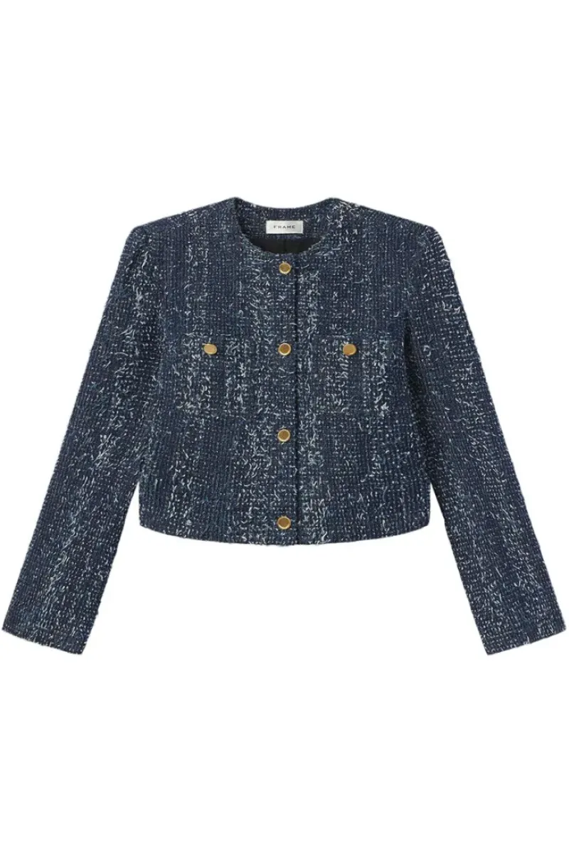 Frame Denim Boucle Jacket in^ Blazers & Outerwear