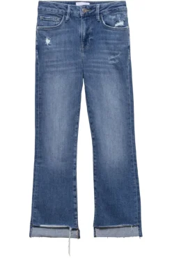 Frame Denim Le Crop Mini Boot in^ Denim