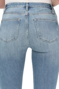 Frame Denim Le Crop Mini Boot Cascade in^ Denim