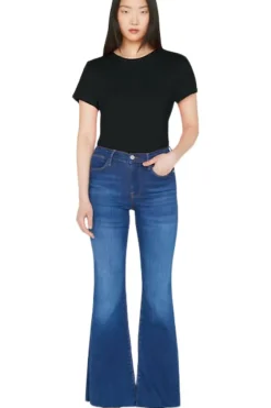 Frame Denim Le Easy Flare in^ Denim