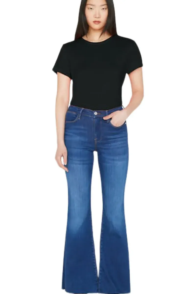 Frame Denim Le Easy Flare in^ Denim