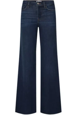 Frame Denim Le Palazzo Crop Raw After in^ Denim