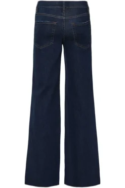 Frame Denim Le Palazzo Crop Raw After in^ Denim