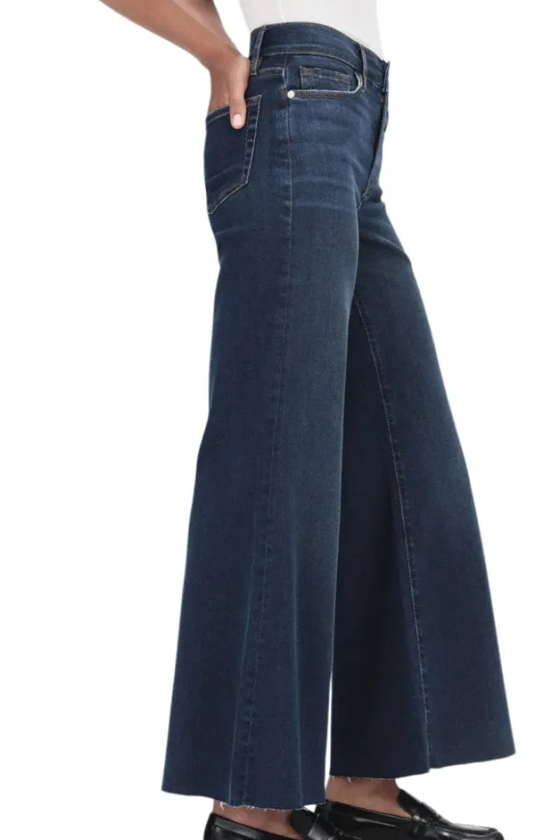 Frame Denim Le Palazzo Crop Raw After in^ Denim