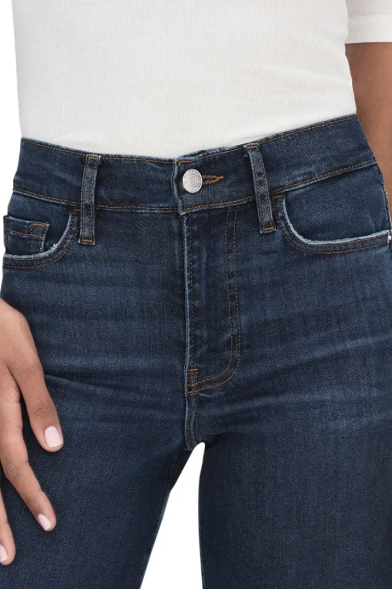 Frame Denim Le Palazzo Crop Raw After in^ Denim