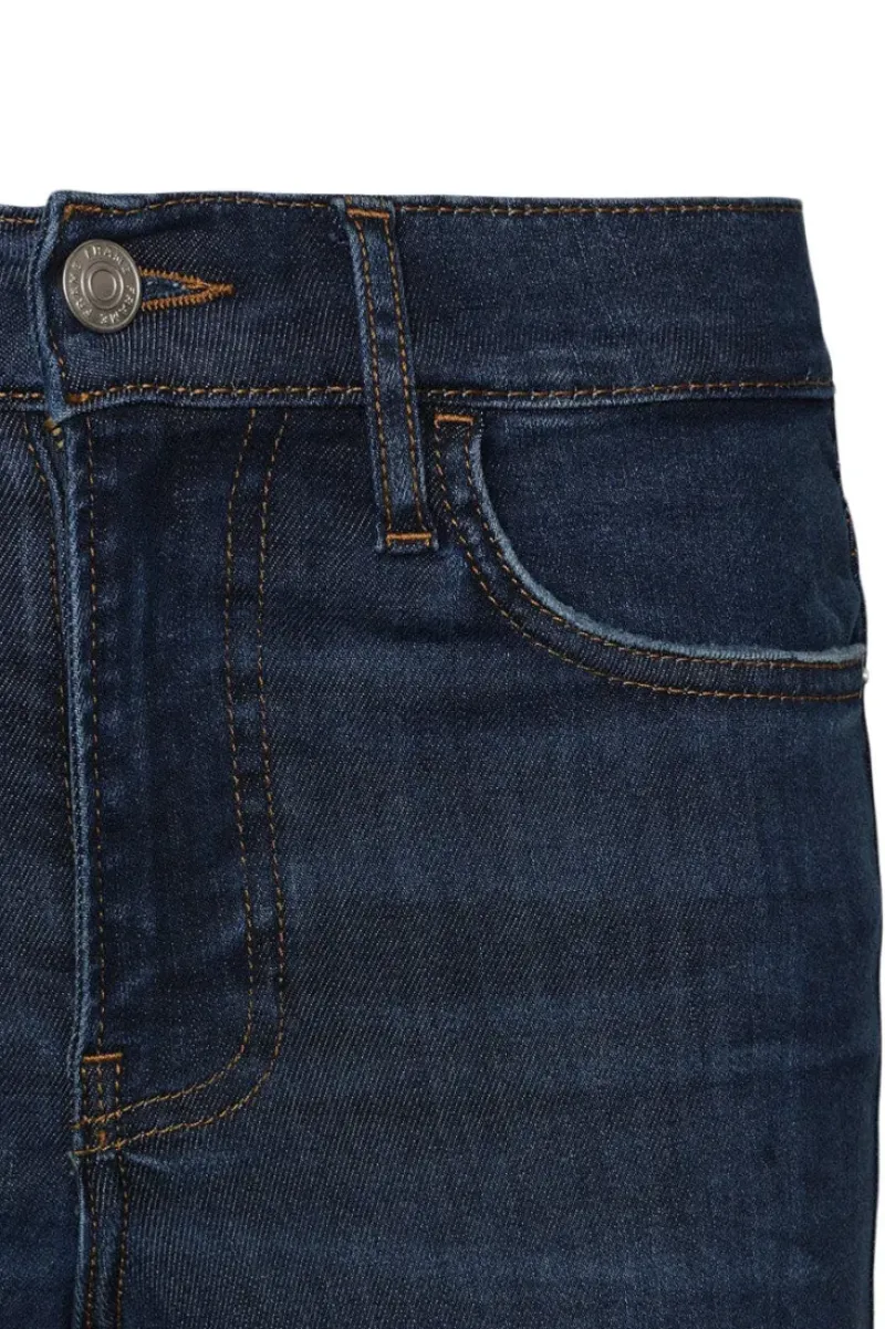 Frame Denim Le Palazzo Crop Raw After in^ Denim