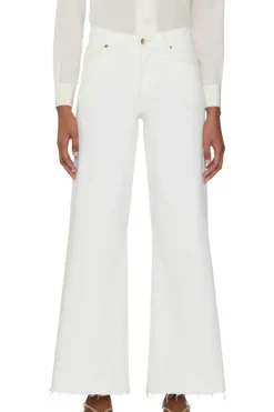 Frame Denim Le Palazzo Crop Raw After in^ Denim