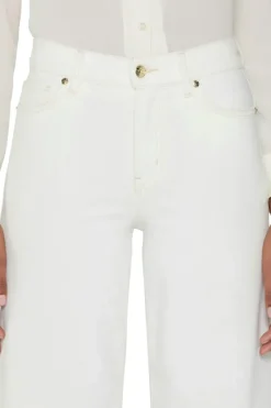 Frame Denim Le Palazzo Crop Raw After in^ Denim