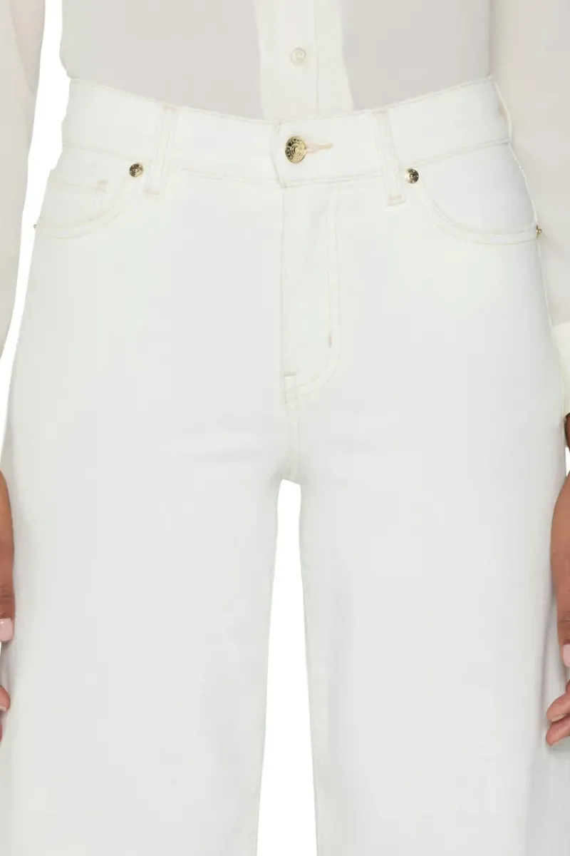 Frame Denim Le Palazzo Crop Raw After in^ Denim