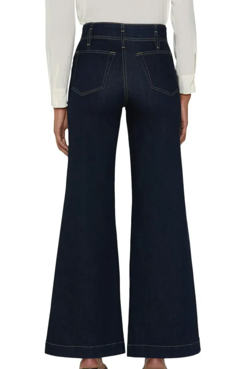 Frame Denim The Seamed Wide Trouser in^ Denim