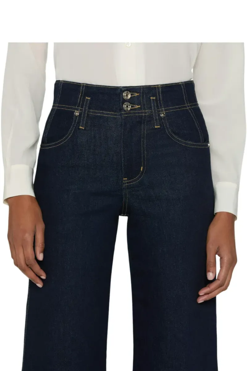 Frame Denim The Seamed Wide Trouser in^ Denim