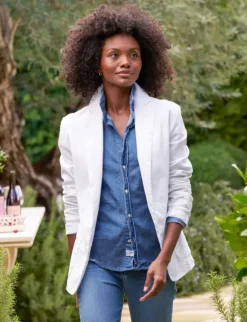 Frank & Eileen Dublin Blazer in Linen^ Blazers & Outerwear
