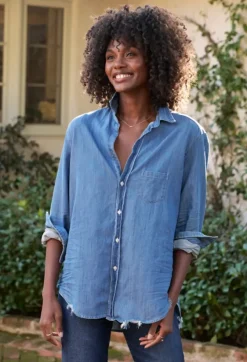 Frank & Eileen Eileen Long Sleeve Shirt in^ Tops