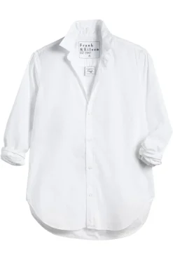 Frank & Eileen Frank Poplin Button Down in White^ Tops