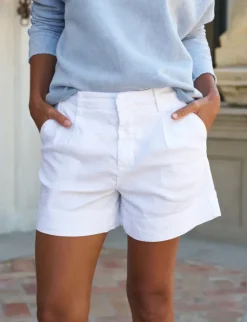 Frank & Eileen Waterford Walking Shorts in Linen^ Pants, Shorts, & Skirts