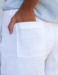 Frank & Eileen Waterford Walking Shorts in Linen^ Pants, Shorts, & Skirts