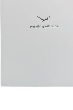HOMART Everything Will Be OK Greeting Card^ Paper Goods & Books