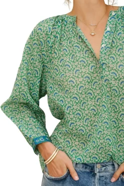 M.A.B.E. Dana Long Sleeve Top in^ Tops