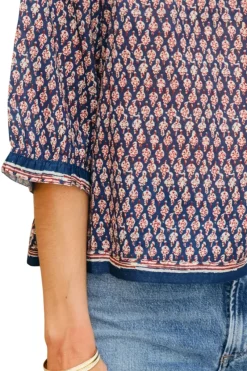 M.A.B.E. Mari Printed Top in^ Tops