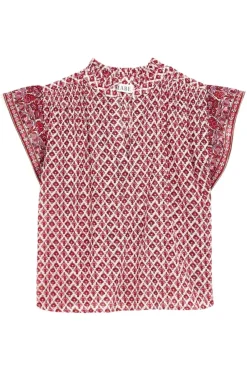 M.A.B.E. Viti Short Sleeve Top in^ Tops