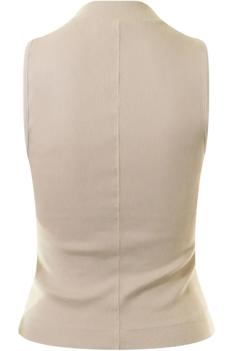 MICHAEL STARS Chiara Drape Neck Tank in^ Tops