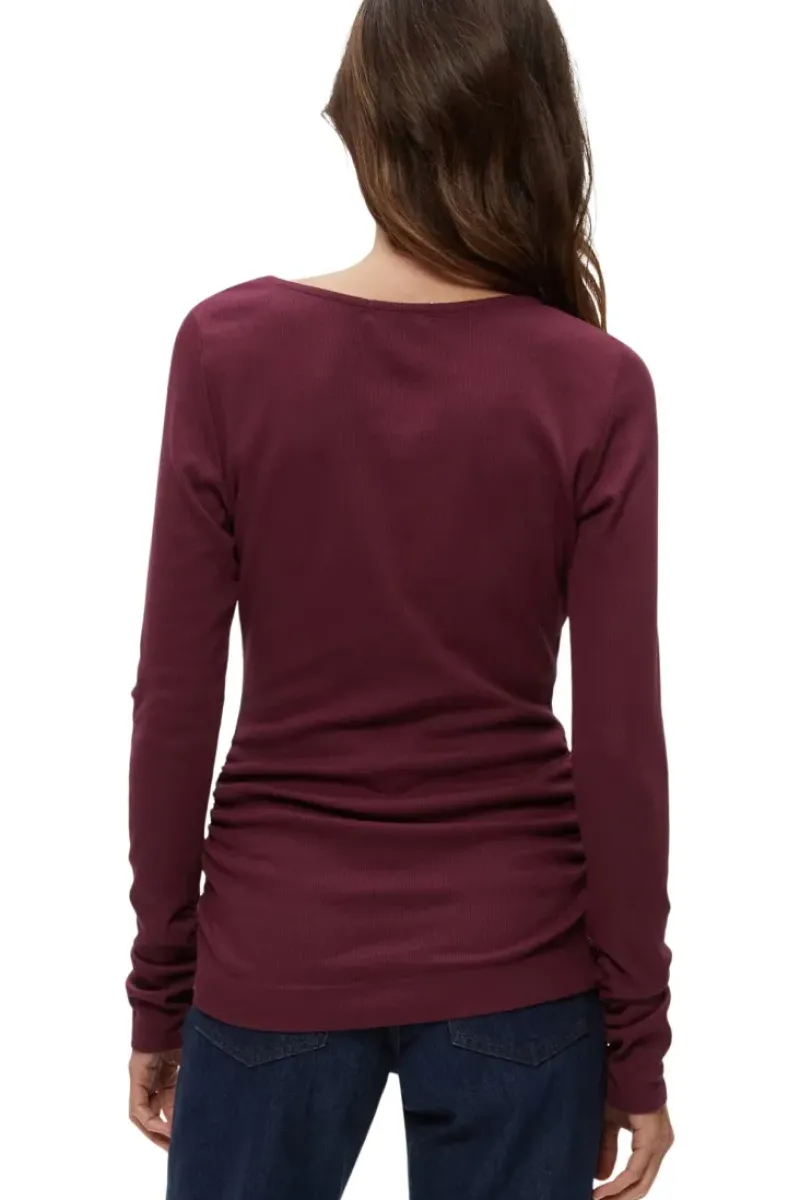 MICHAEL STARS Clarke Ruched Tee in^ Tops