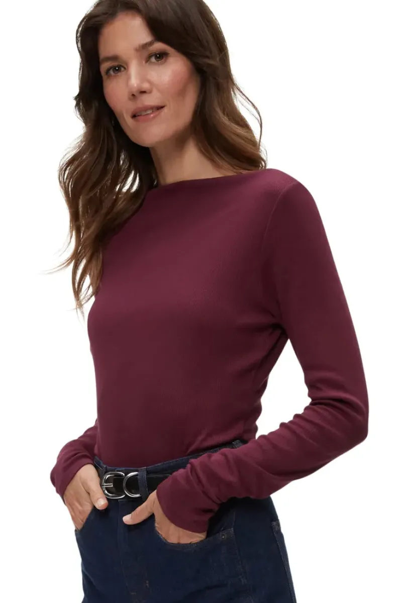 MICHAEL STARS Clarke Ruched Tee in^ Tops