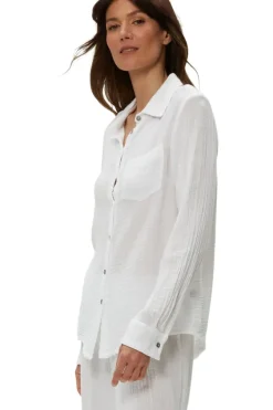 MICHAEL STARS Ernie Button Down w/ Pocket in^ Tops