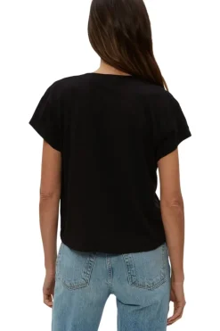 MICHAEL STARS Harlan Cropped V-Neck Tee^ Tops