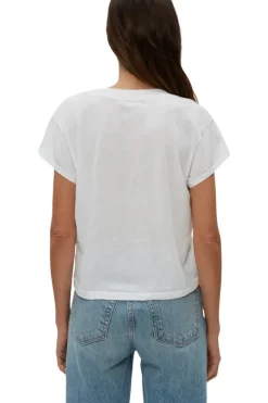 MICHAEL STARS Harlan Cropped V-Neck Tee^ Tops